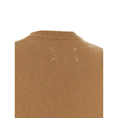 Maison Margiela Beige Virgin Wool Sleeveless Jacket