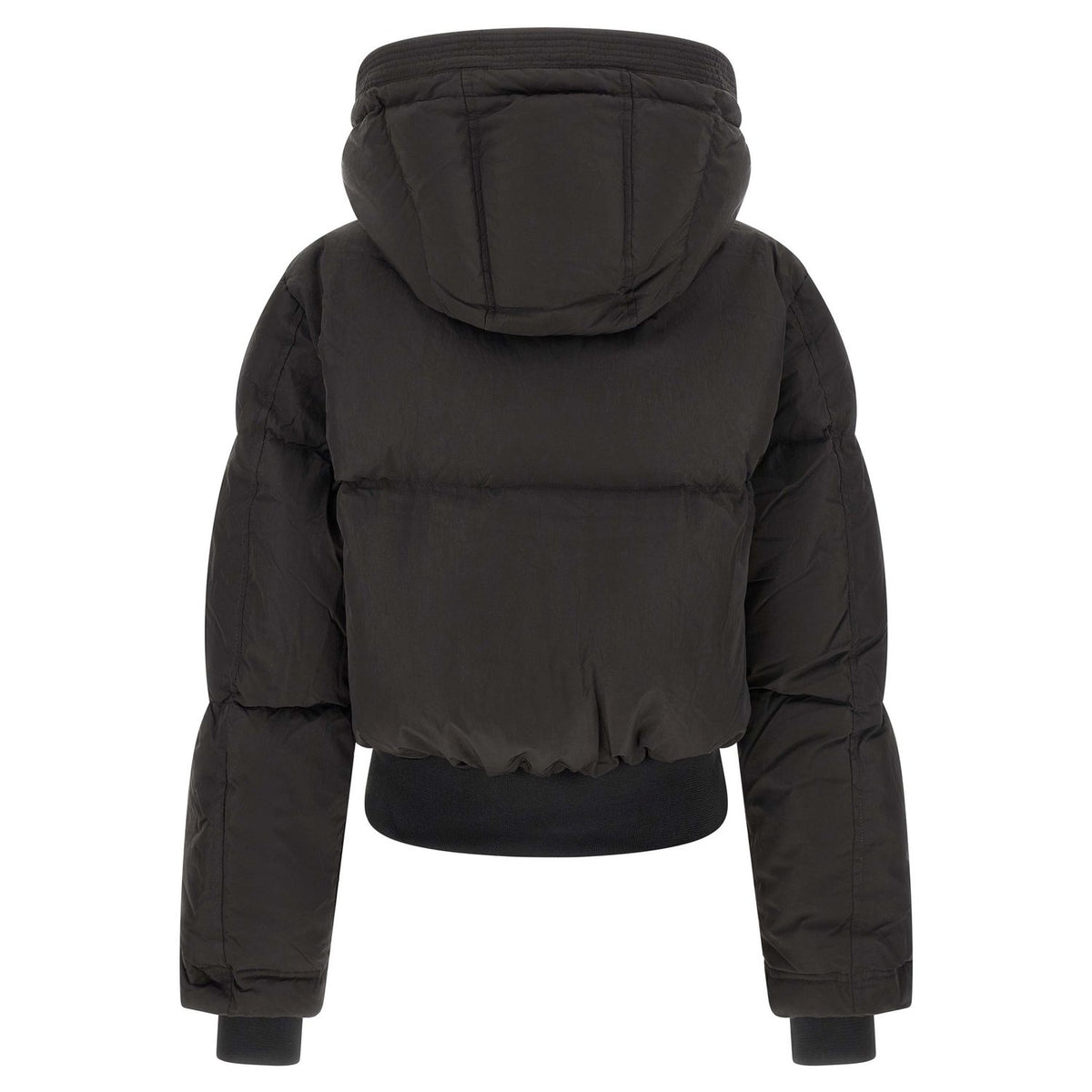 Diesel Black Polyamide Full-Length Jacket