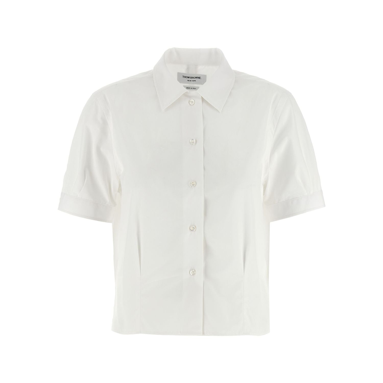 Thom Browne White Cotton Blouse