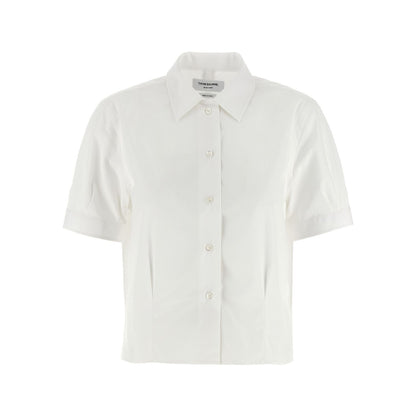 Thom Browne White Cotton Blouse