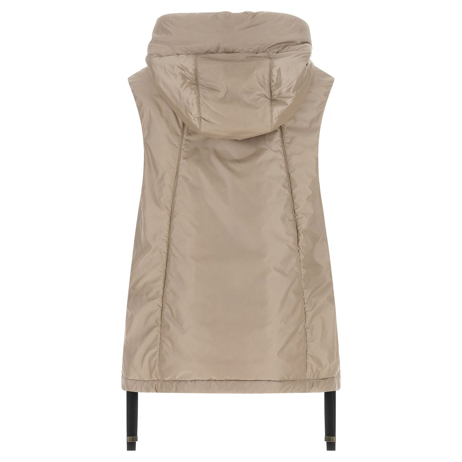 Max Mara Beige Polyester Sleeveless Jacket