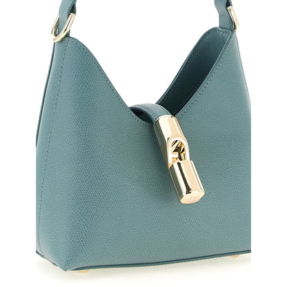 Furla Blue Calfskin Handbag