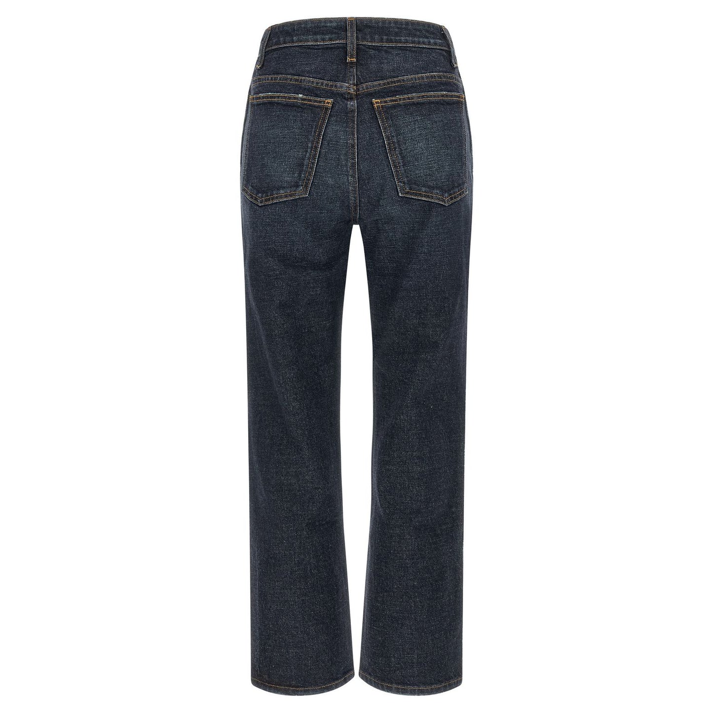 Khaite Blue Cotton Flared Jeans