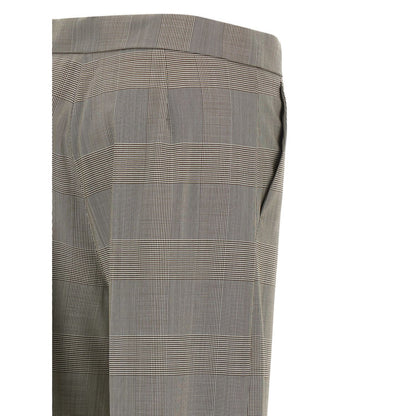Max Mara Gray Wool Dress Pants