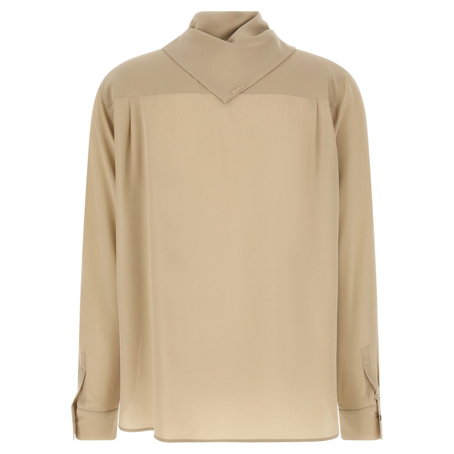 Max Mara Beige Silk Blouse