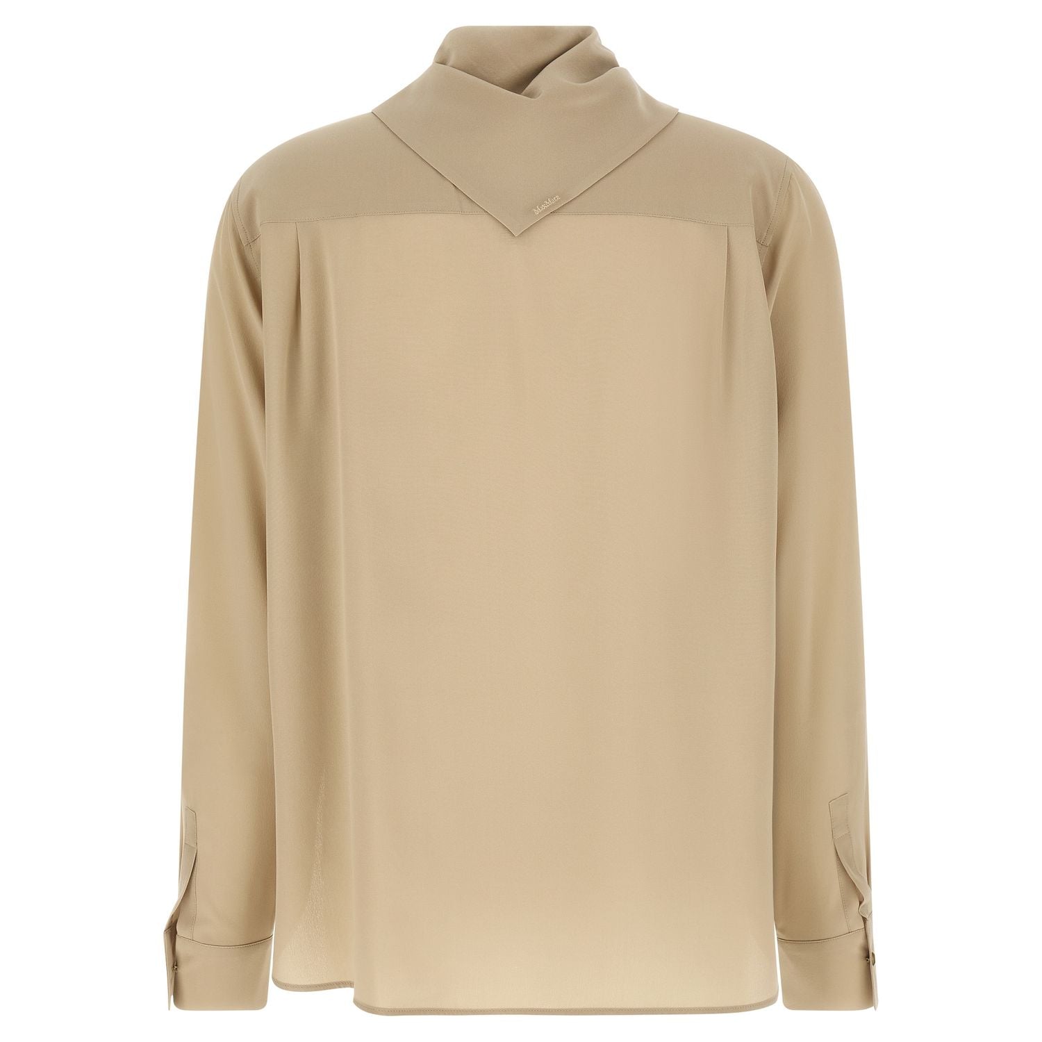 Max Mara Beige Silk Blouse
