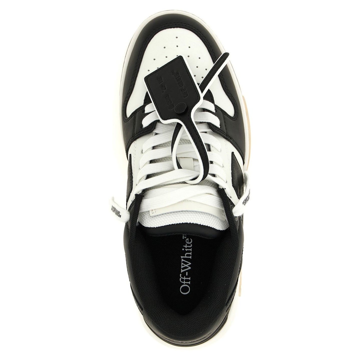 Off-White Bicolor Calfskin Low Top Sneakers