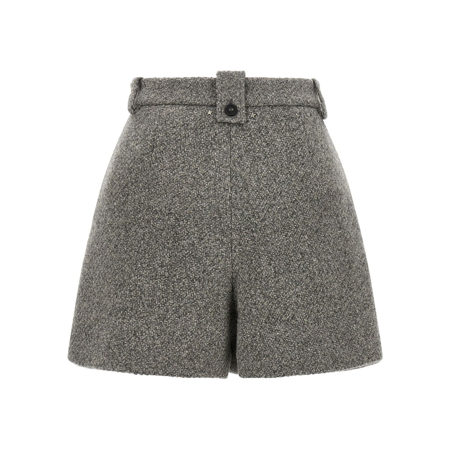 Golden Goose Gray Virgin Wool Bermuda Shorts