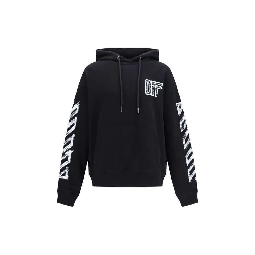 Off-White Black Cotton Sweatshirt