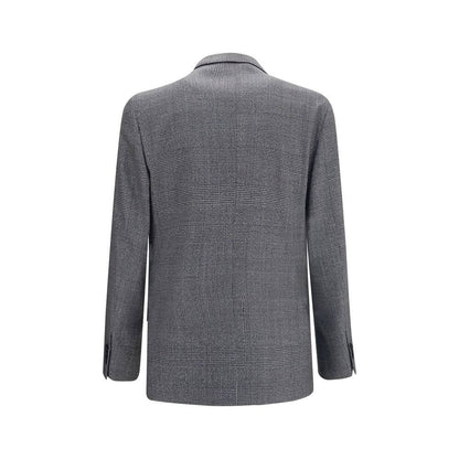 Lardini Gray Wool Oves Aries Blazer