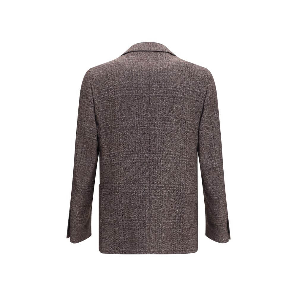 Lardini Brown Wool Oves Aries Blazer