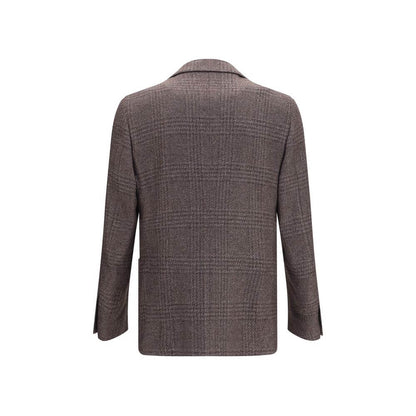 Lardini Brown Wool Oves Aries Blazer
