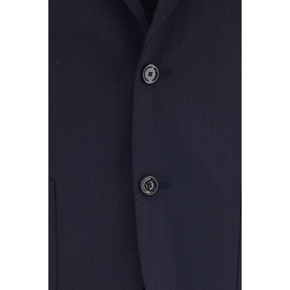 Lardini Blue Wool Oves Aries Two-Piece Suit