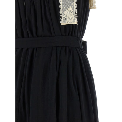 Zimmermann Bicolor Cotton Long Dress