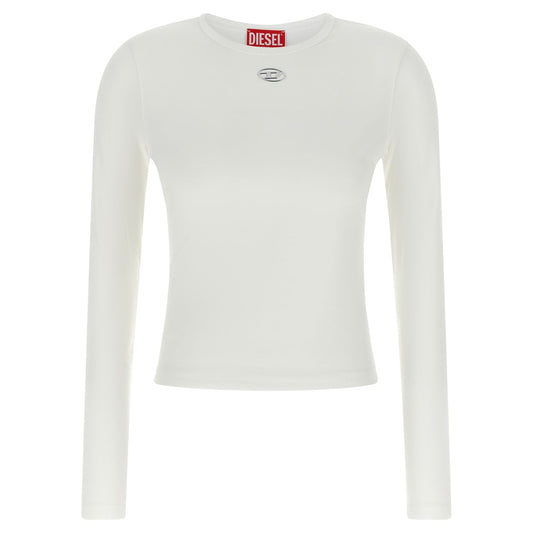 Diesel White Cotton Sportswear