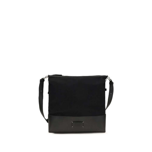 Maison Margiela Black Calf Leather Bos Taurus Shoulder Bag