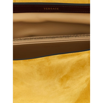 Versace Multicolor Calfskin Clutch Bag