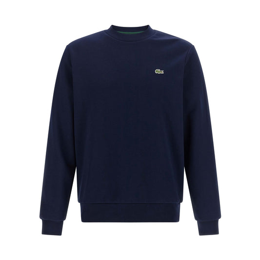 Lacoste Blue Cotton Sweatshirt