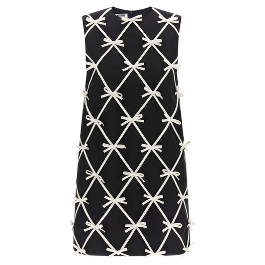 Moschino Bicolor Virgin Wool Short Dress