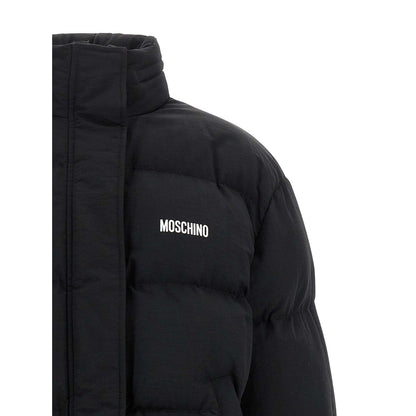 Moschino Black Polyamide Bomber