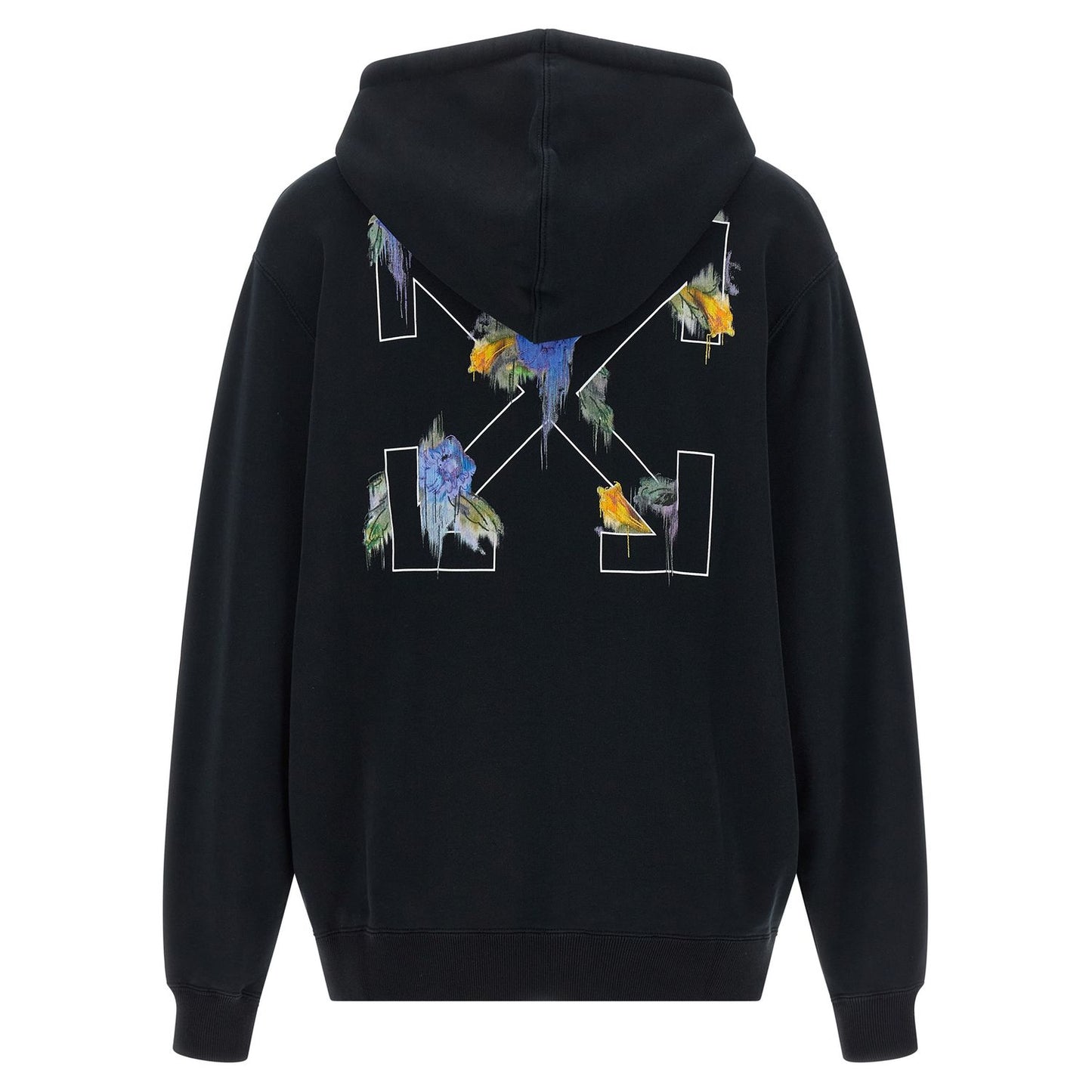 Off-White Black Cotton Sweatshirt