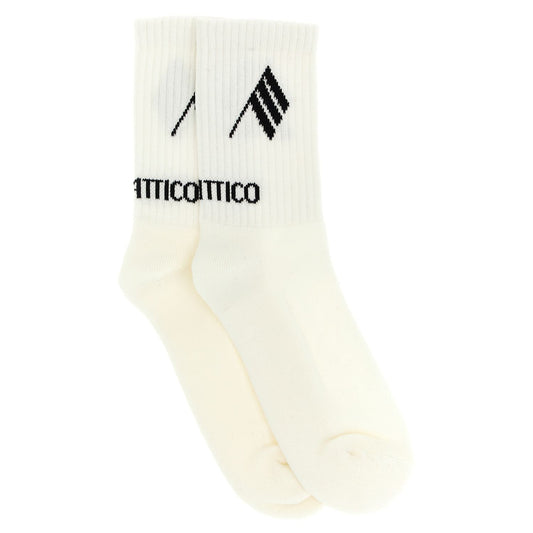 The Attico Bicolor Cotton Socks