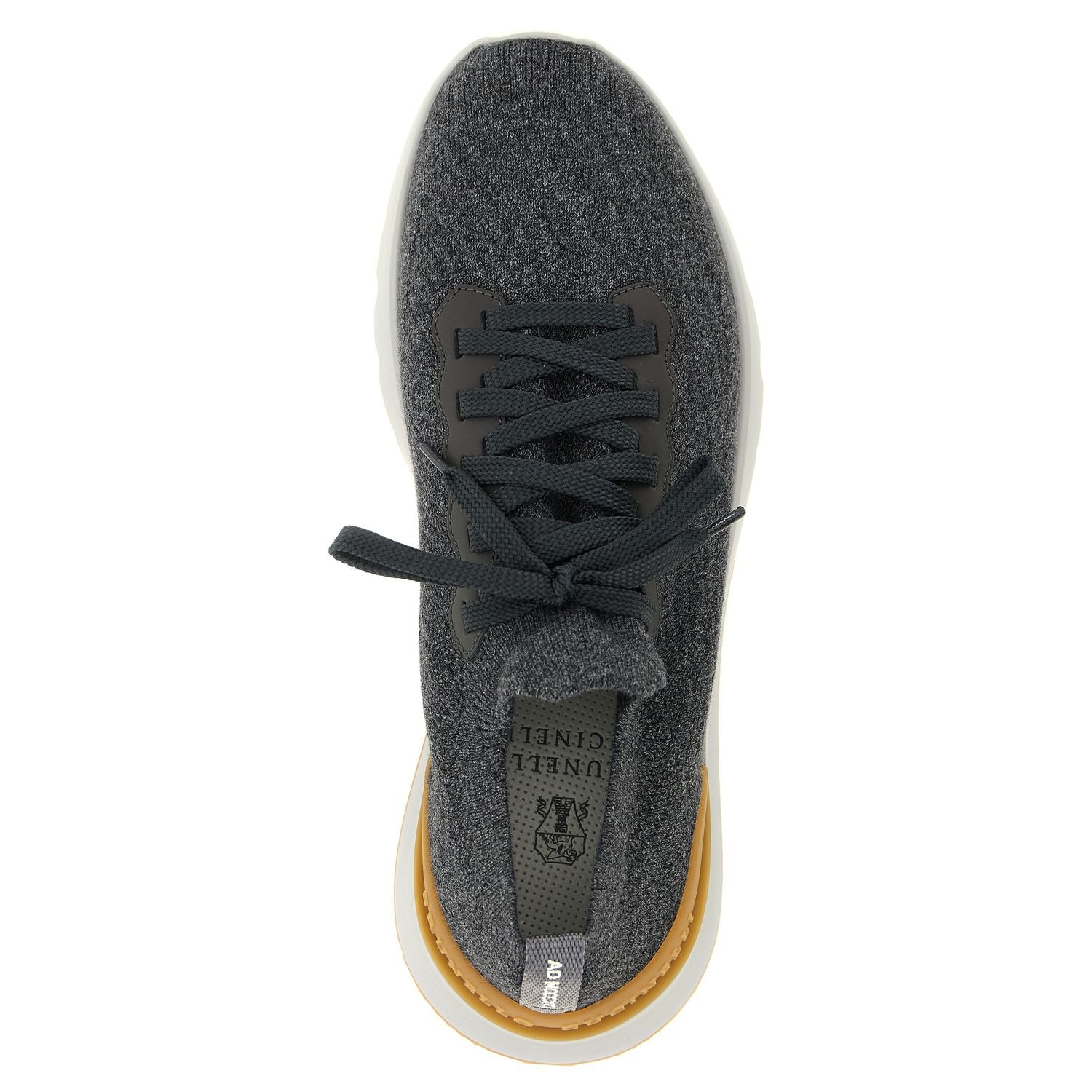 Brunello Cucinelli Gray Cotton Athletic Sneakers