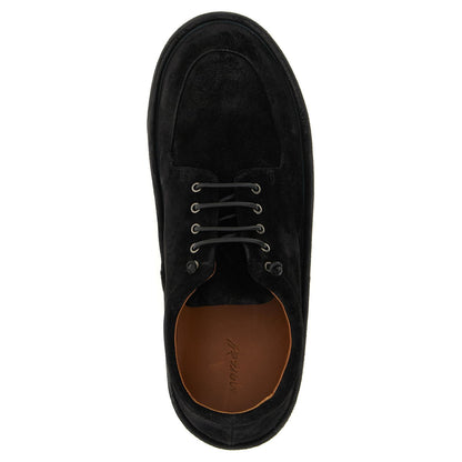 Marsell Black Calfskin Oxfords And Derbies