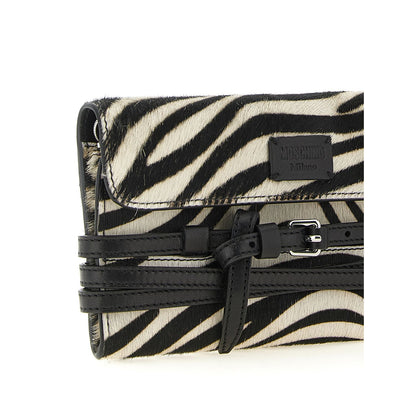 Moschino Bicolor Leather Cardholder