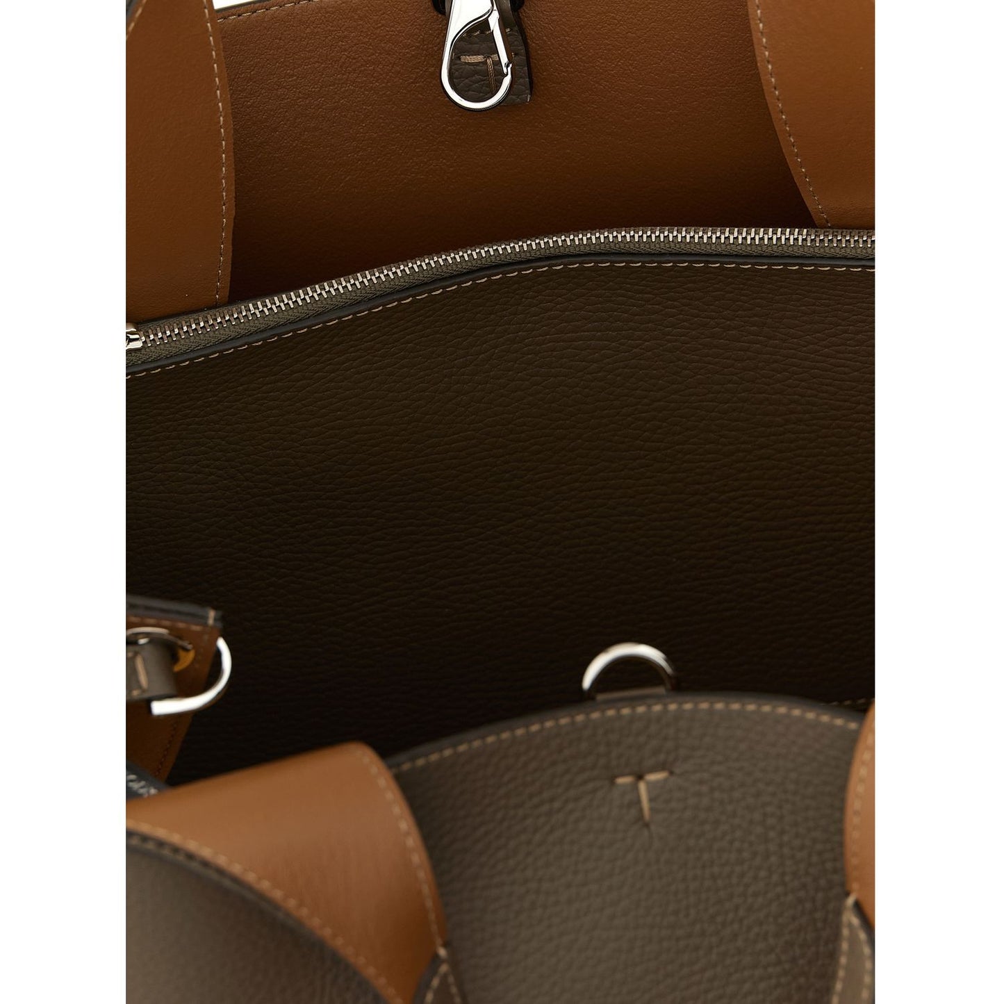 Tod's Gray Calfskin Handbag