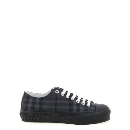 Burberry Gray Polyamide Low Top Sneakers