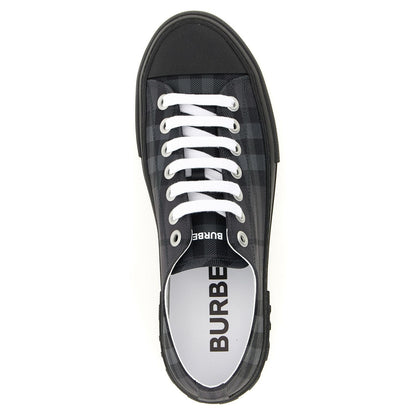 Burberry Gray Polyamide Low Top Sneakers