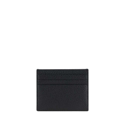 Prada Black Calf Leather Bos Taurus Wallet