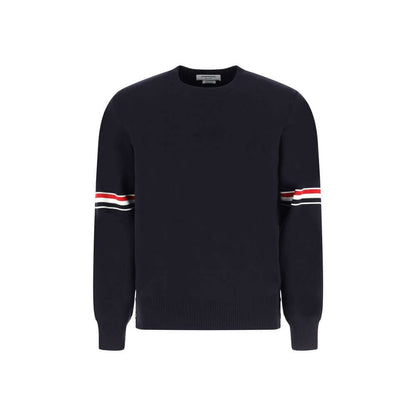 Thom Browne Blue Cotton Sweatshirt