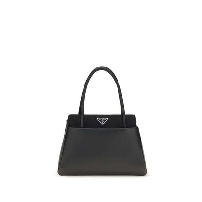 Prada Black Calf Leather Bos Taurus Handbag