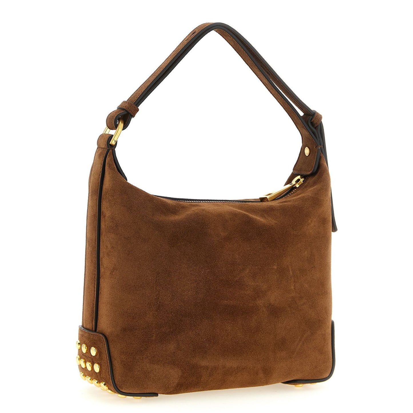 Tod's Brown Calfskin Shoulder Bag