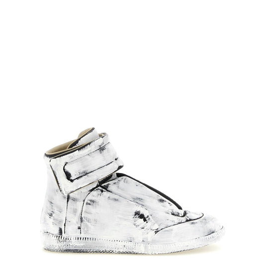Maison Margiela Bicolor Calfskin Athletic Sneakers