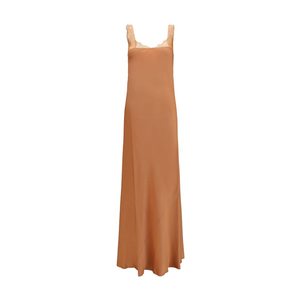 Forte_Forte Beige Acetate Long Dress