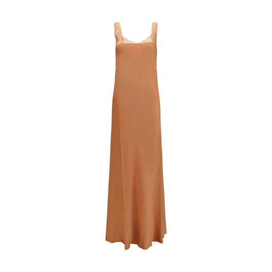Forte_Forte Beige Acetate Long Dress