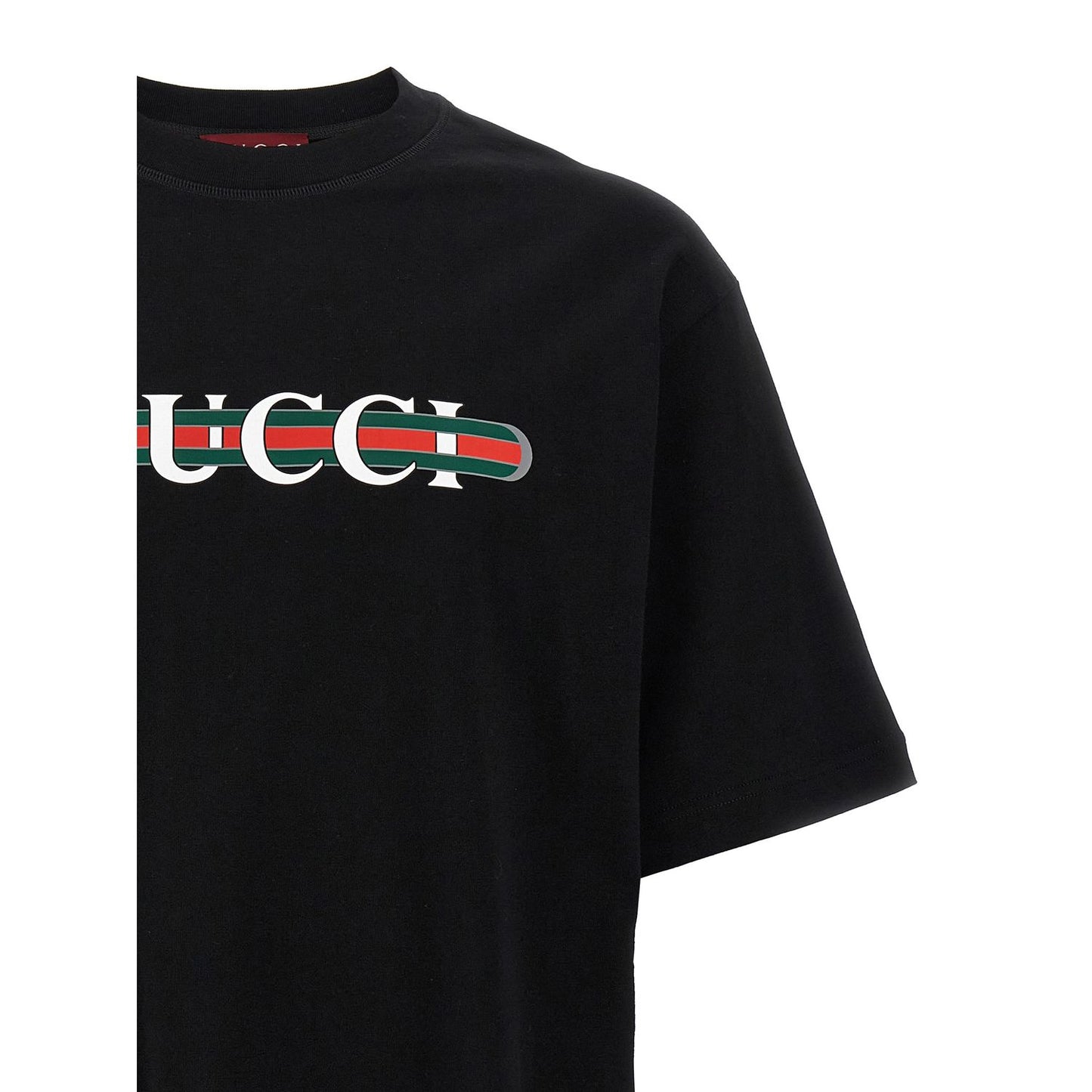 Gucci Black Cotton T-Shirt