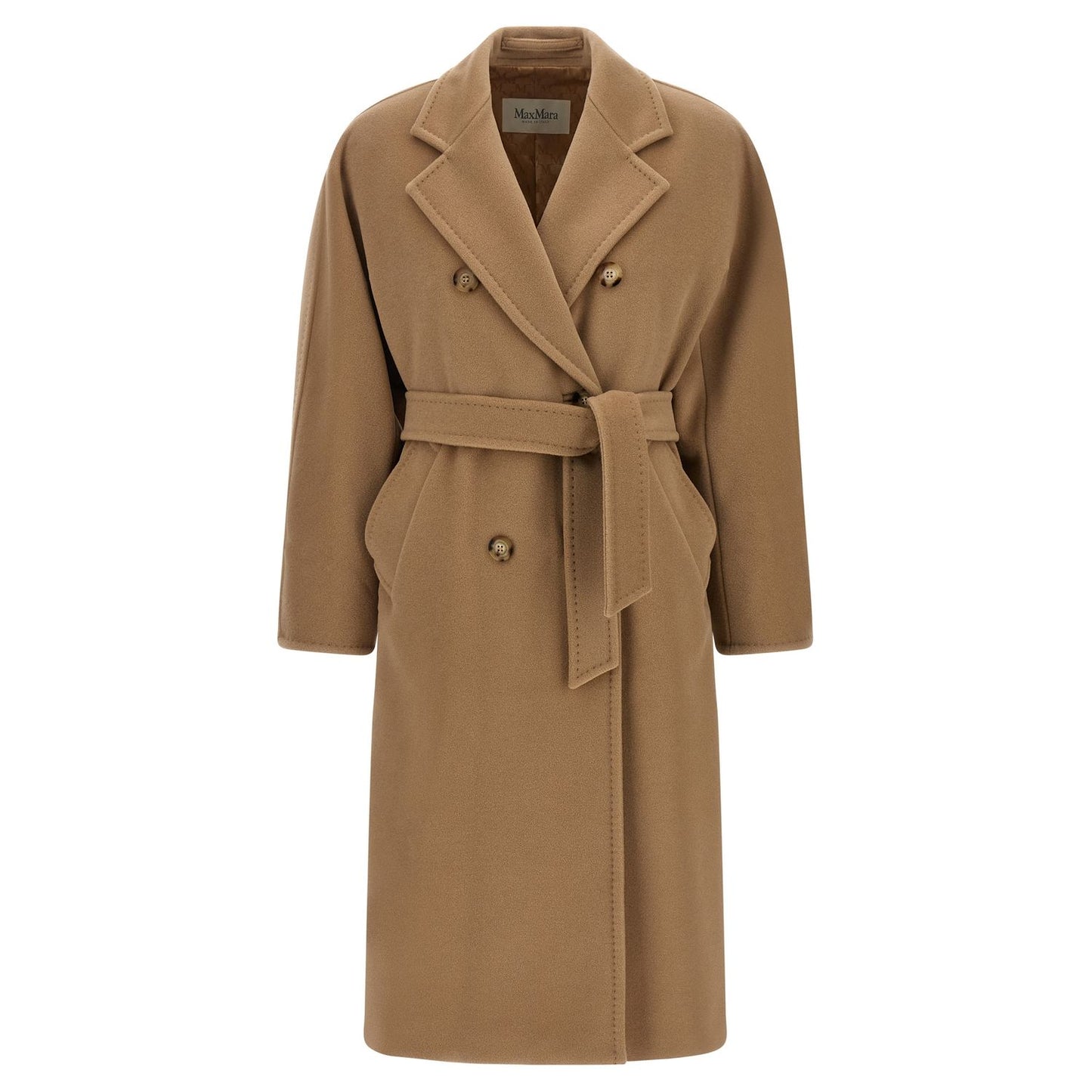 Max Mara Beige Virgin Wool Coat
