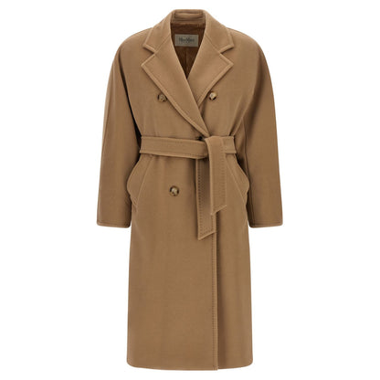 Max Mara Beige Virgin Wool Coat