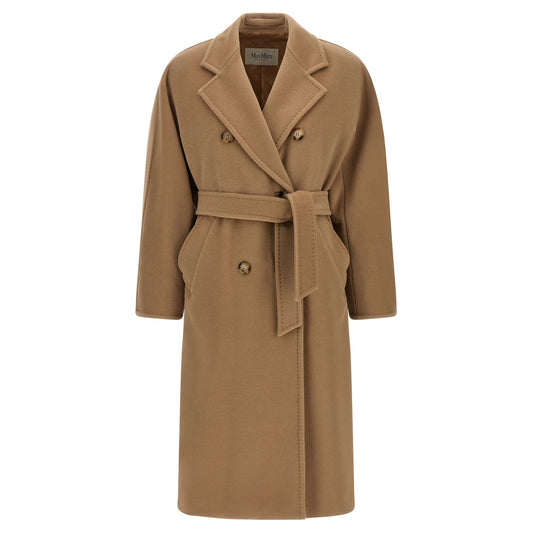 Max Mara Beige Virgin Wool Coat