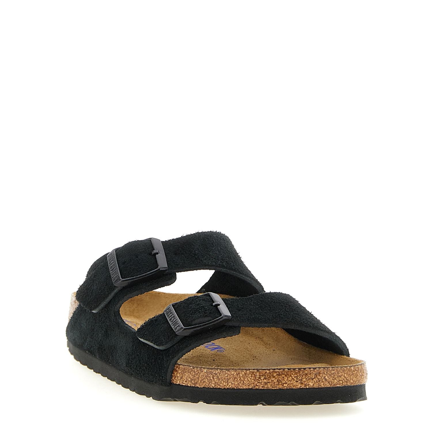 Birkenstock Black Calfskin Slides