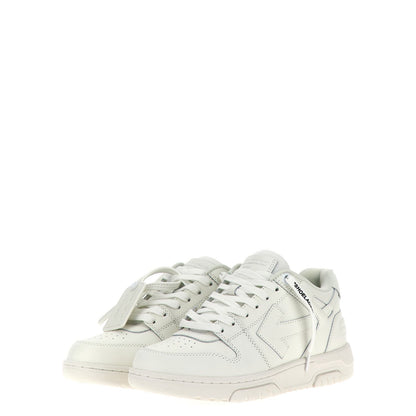 Off-White White Calfskin Low Top Sneakers