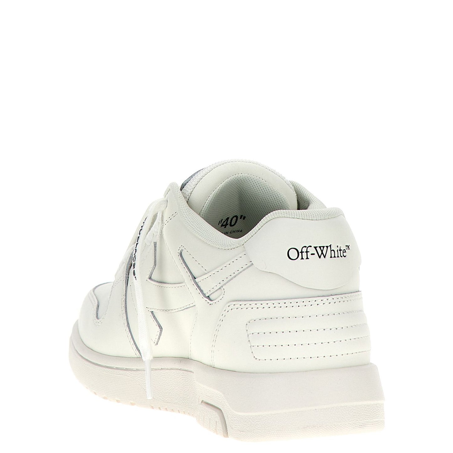Off-White White Calfskin Low Top Sneakers