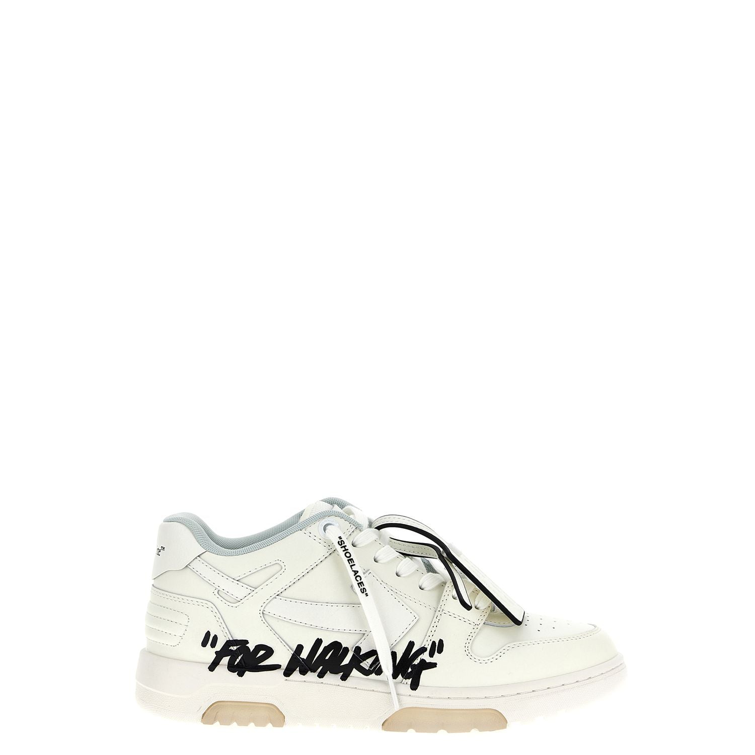 Off-White Bicolor Bovine Leather Sneakers