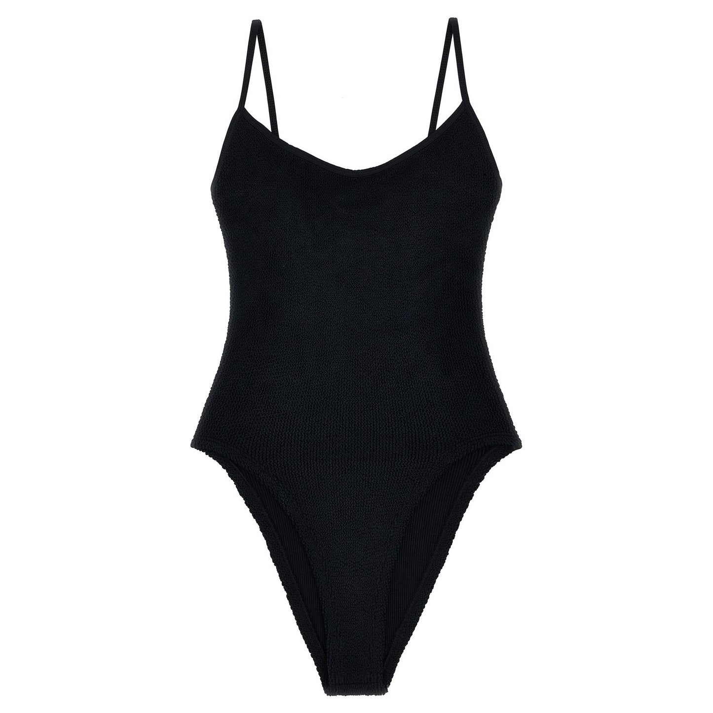 Hunza G Black Polyamide One-Piece Swimsuit