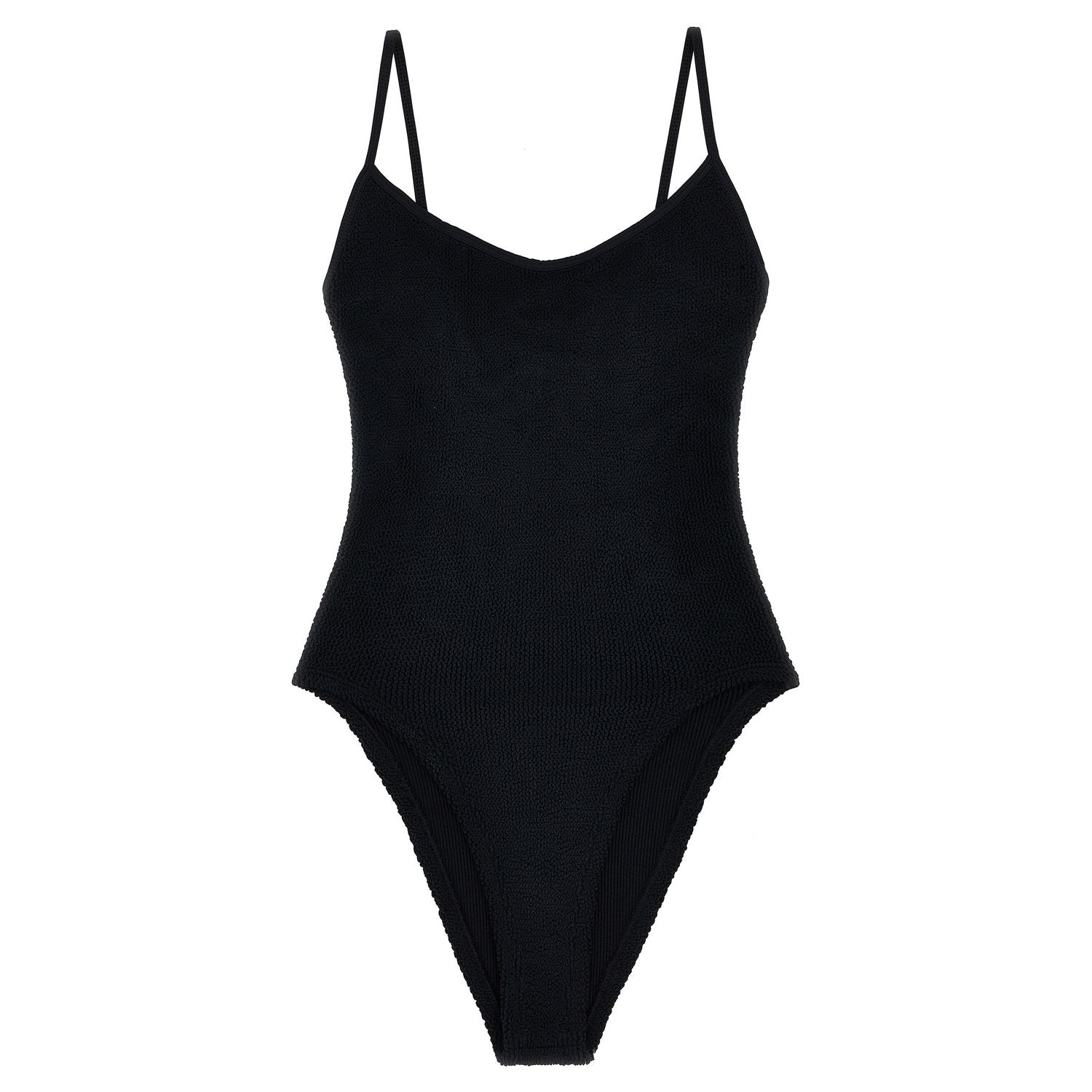 Hunza G Black Polyamide One-Piece Swimsuit