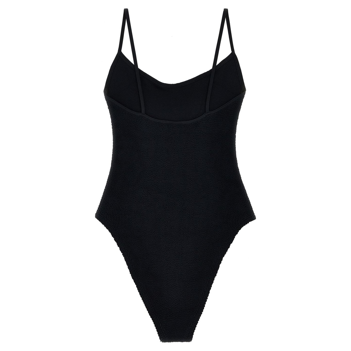 Hunza G Black Polyamide One-Piece Swimsuit